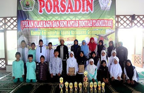 Madin Abima Juara Umum PORSADIN  2014