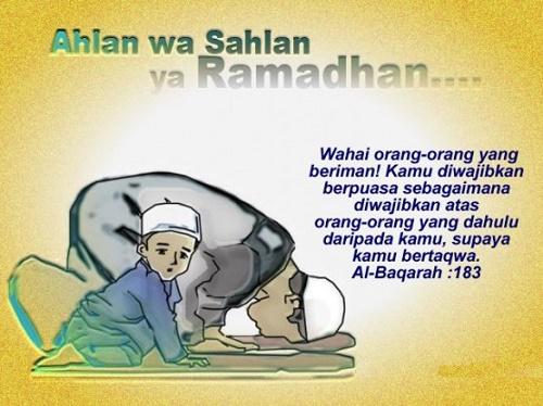 Menyambut Kedatangan Bulan Ramadhan