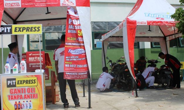 Harga Murah: SMK Darul Qur’an Adakan Servis Motor Bekerjasama dengan Ahass Tunas Jaya Wonosari