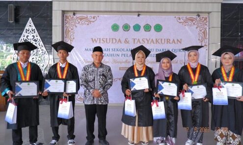 Inilah Daftar Wisudawan Terbaik Madrasah Sekolah Terpadu Darul Quran