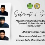 Lolos ke Kairo: Tiga Santri MA Darul Qur’an Gunungkidul Diterima di Al-Azhar